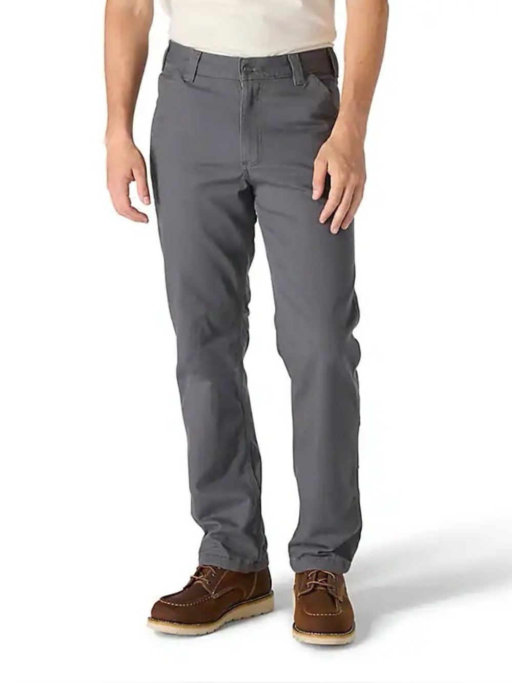 Carhartt Men's Relaxed Straight Rigby Dungaree Work Pants in Gravel